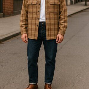 COS Men's Dark Denim Slim Mid Rise Regular Jeans 30/32 Buttonfly NWoT